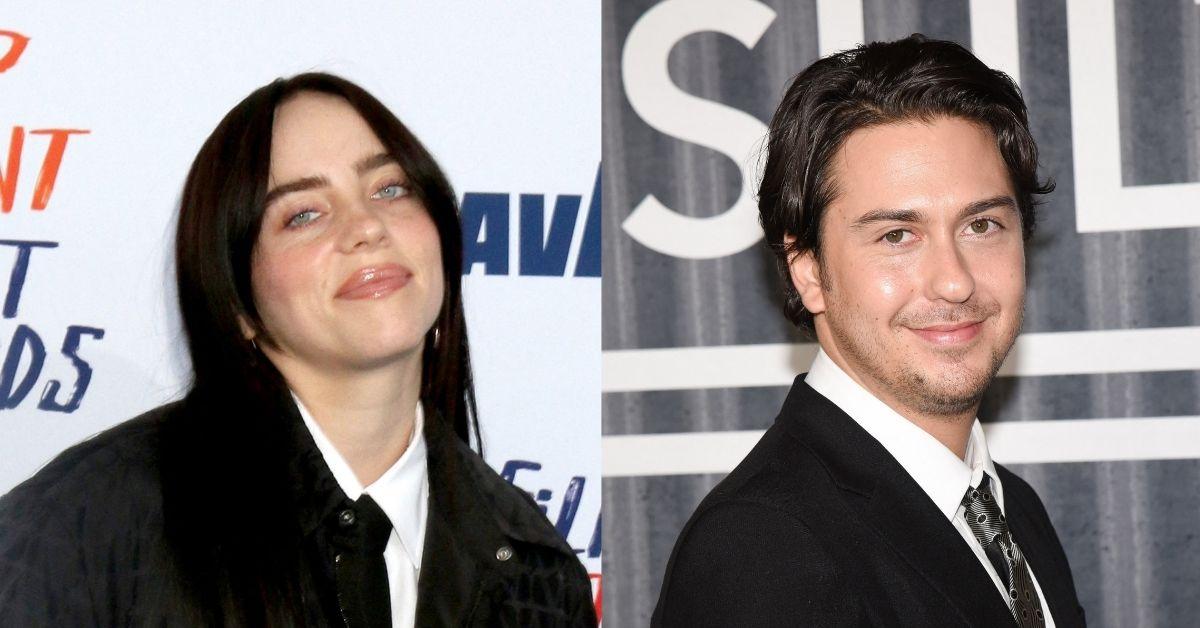 Composite photo of Billie EIlish and Nat Wolff