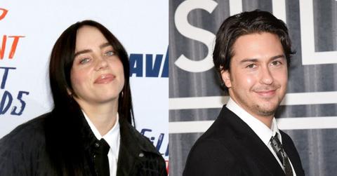 Composite photo of Billie EIlish and Nat Wolff