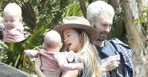 Adam Levine Behati Prinsloo Daughter Dusty Photos Long