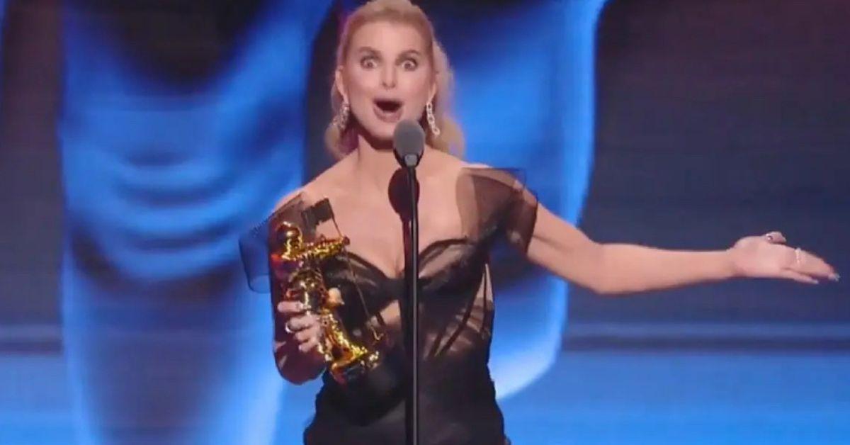photo of The singer said she is still on a 'performance high' from being on stage two days before the VMAs