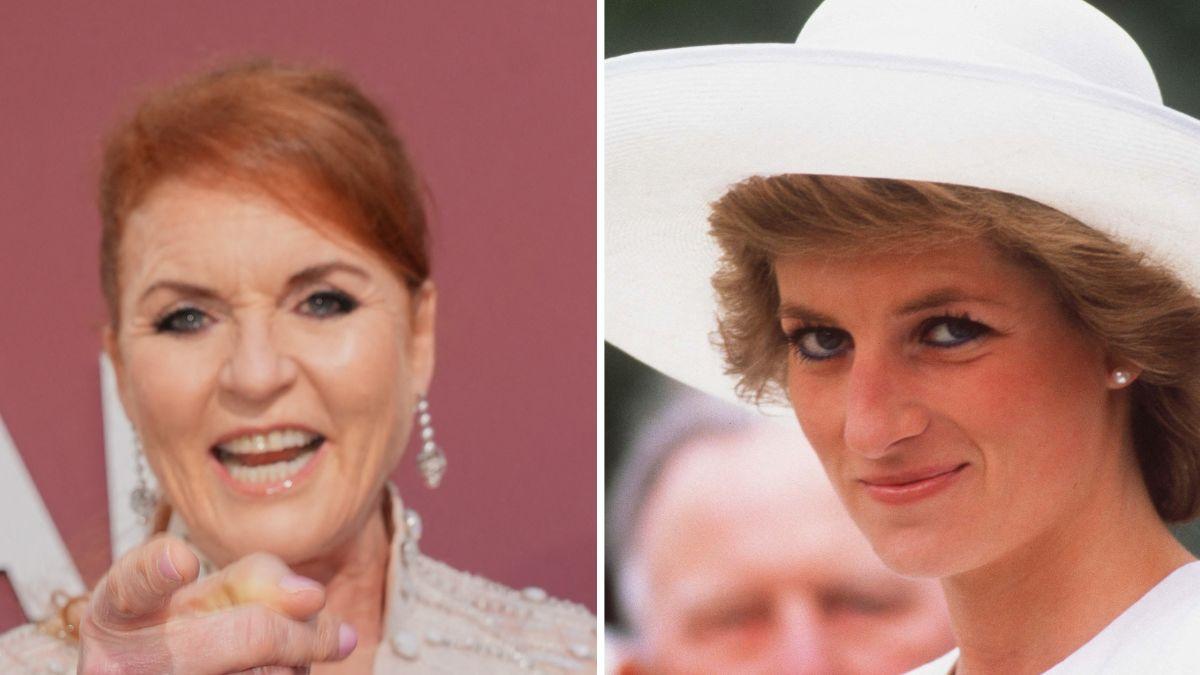 image of Sarah Ferguson and Princess Diana were close. 