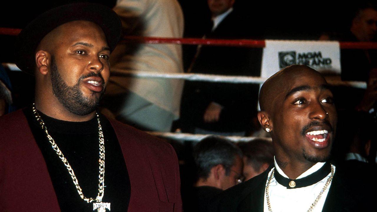 Photo of Tupac Shakur and Suge Knight.