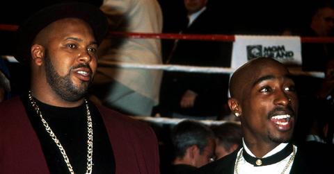 Photo of Tupac Shakur and Suge Knight.