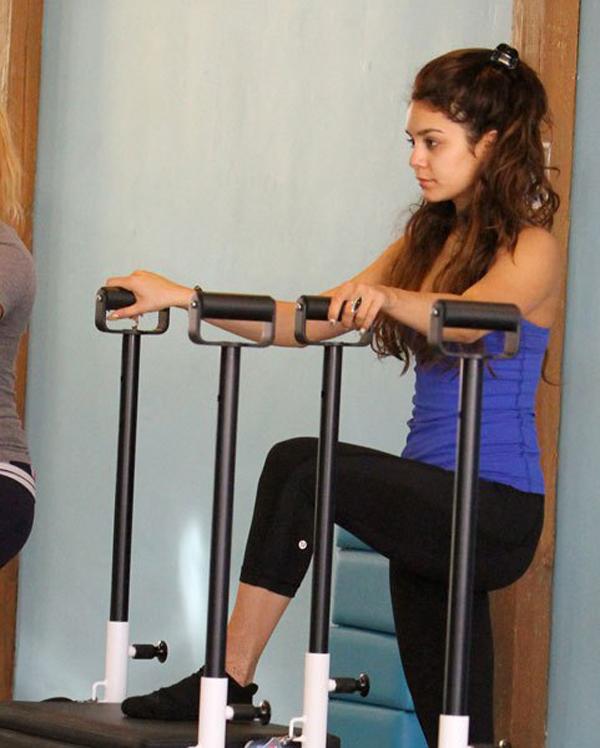 Vanessa hudgens at the gym