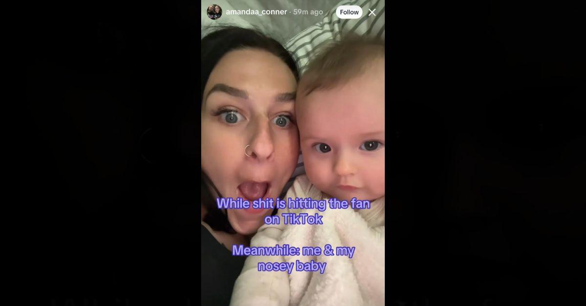 Photo of Amanda Conner and her baby