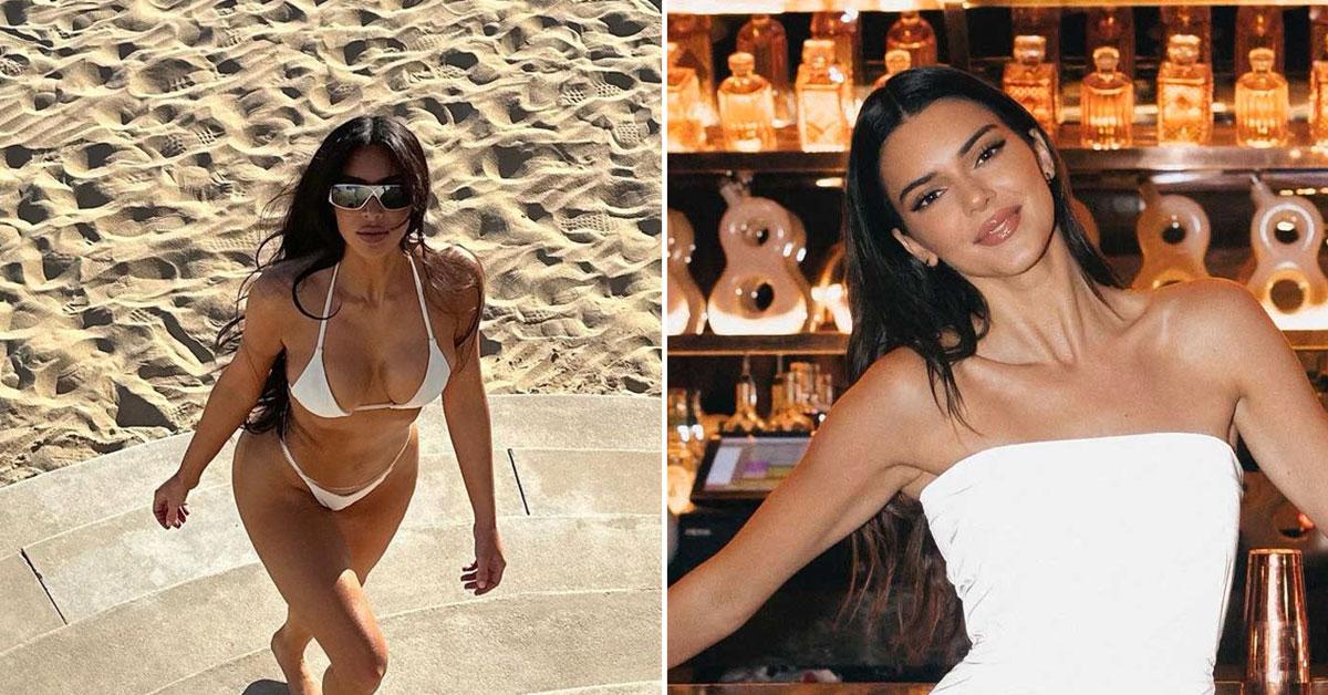 Kim Kardashian Praises Sister Kendall Jenner's Lingerie Selfie