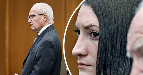 Composite photo of Lindsay Clancy and lawyer.