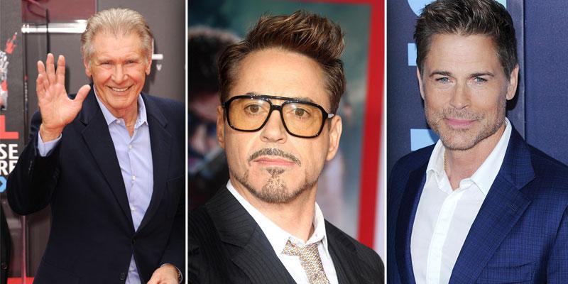 Harrison Ford, Robert Downy Jr, Rob Lowe