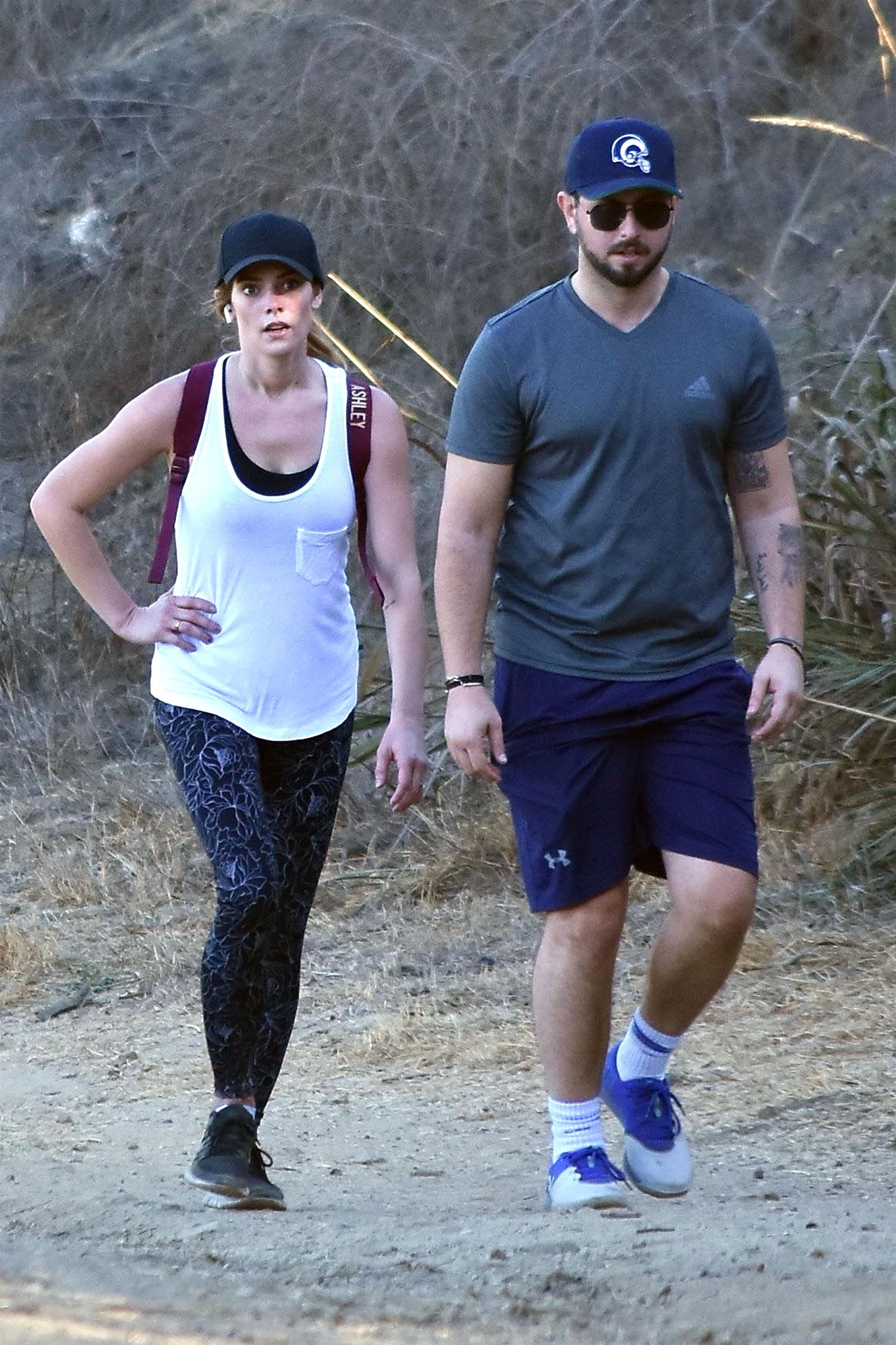 Ashley Greene and Paul Khoury enjoy an afternoon hike