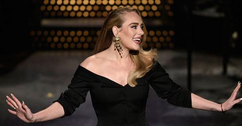 Adele performing on SNL