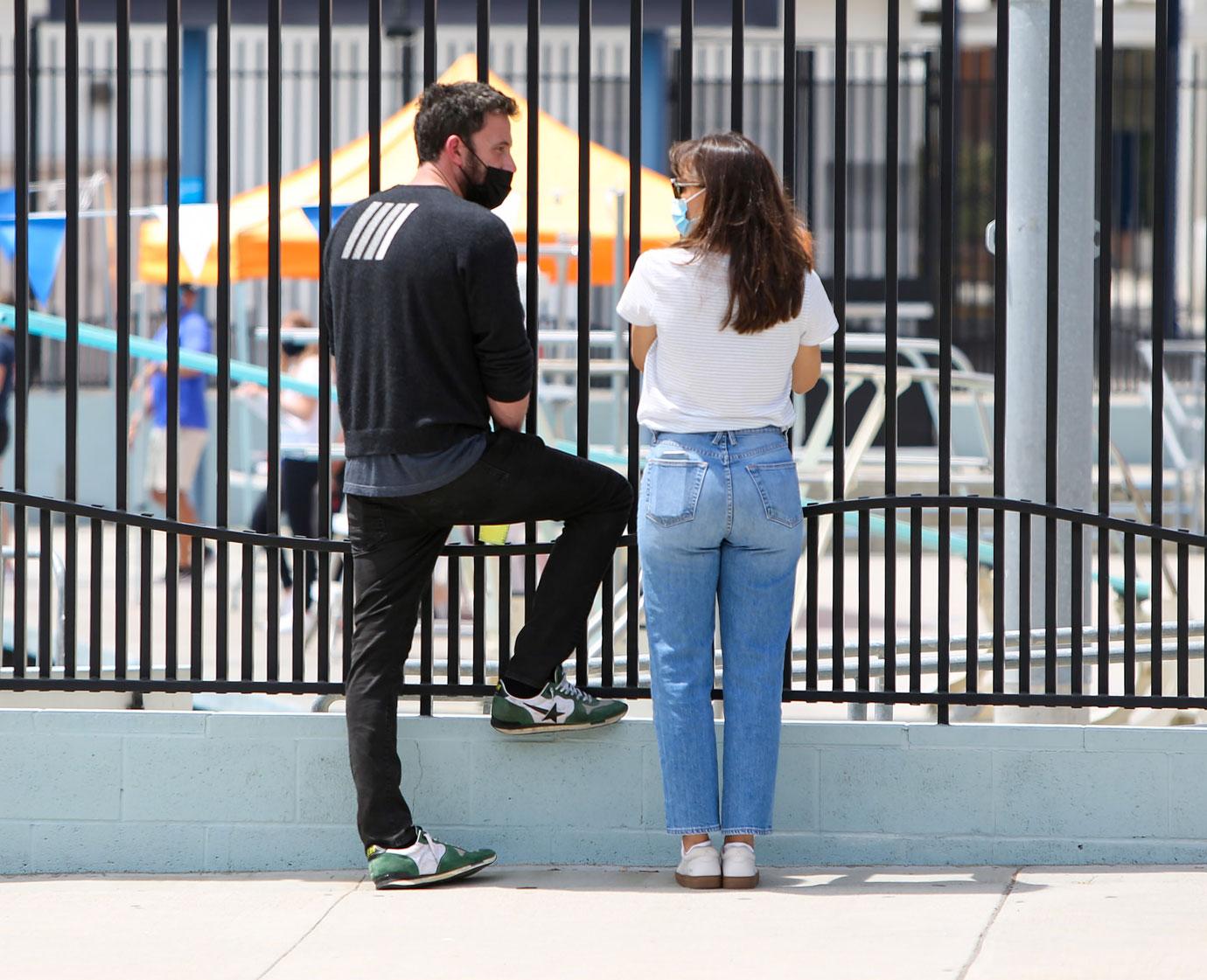 ben affleck and jennifer garner take son samuel to swim lesson