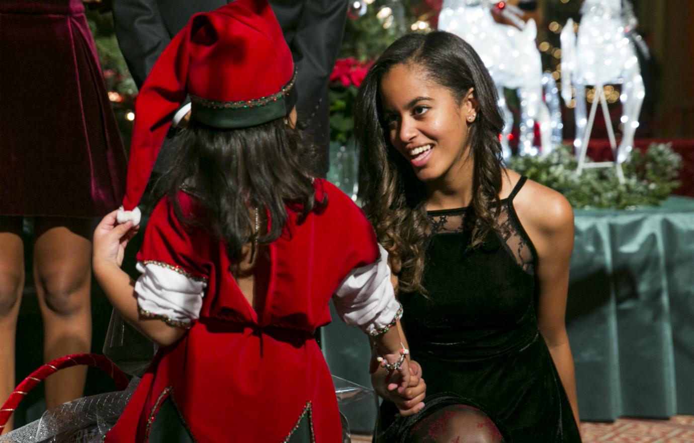 Malia Obama Life in and Out of the White House Christmas