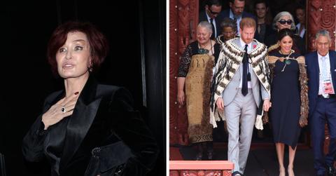 sharon osbourne urges meghan markle prince harry pull back spotlight