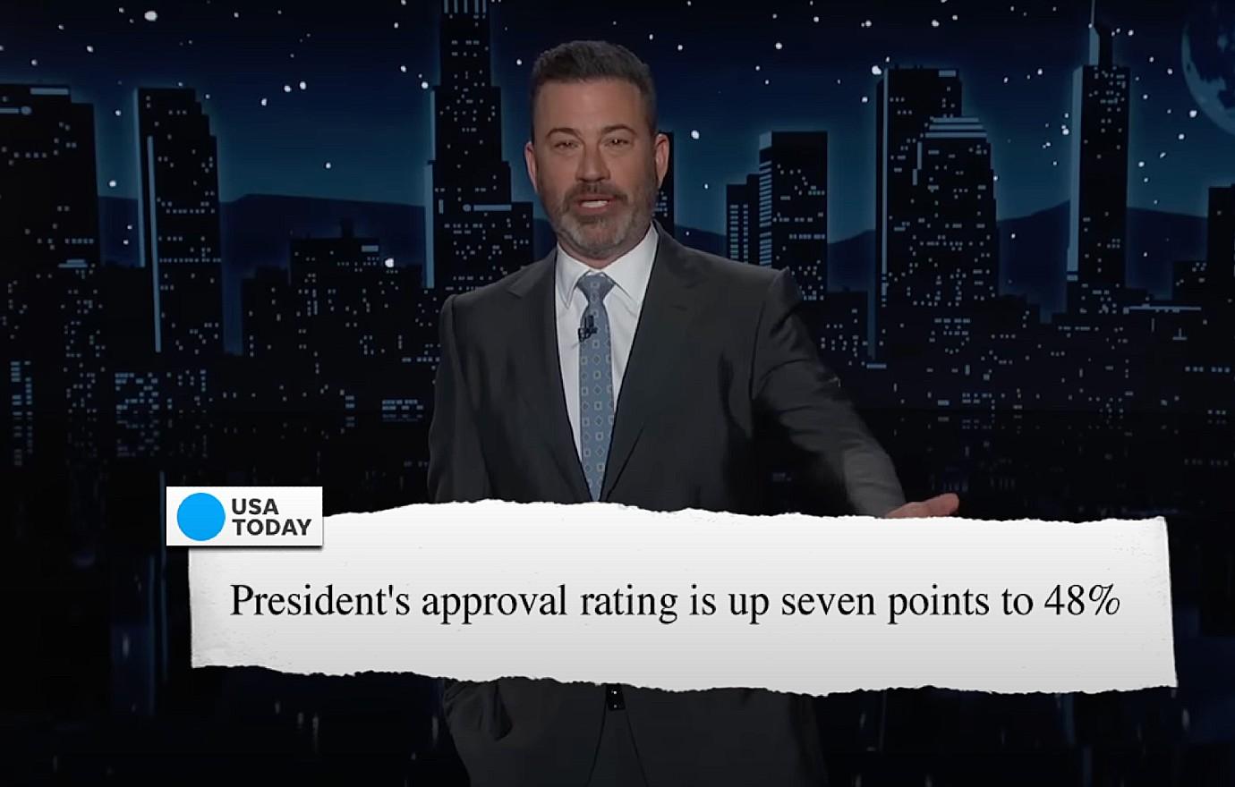 jimmy kimmel stumbles words mocking donald trump gaffes