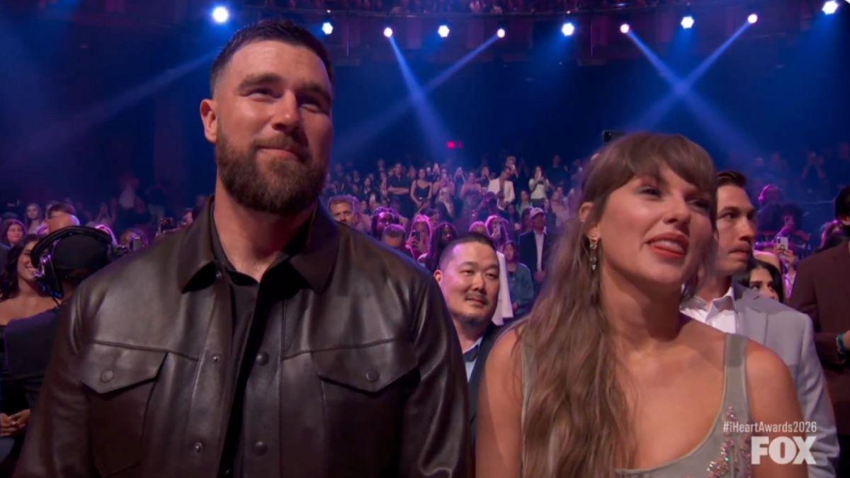 Photo of Travis Kelce and Taylor Swift