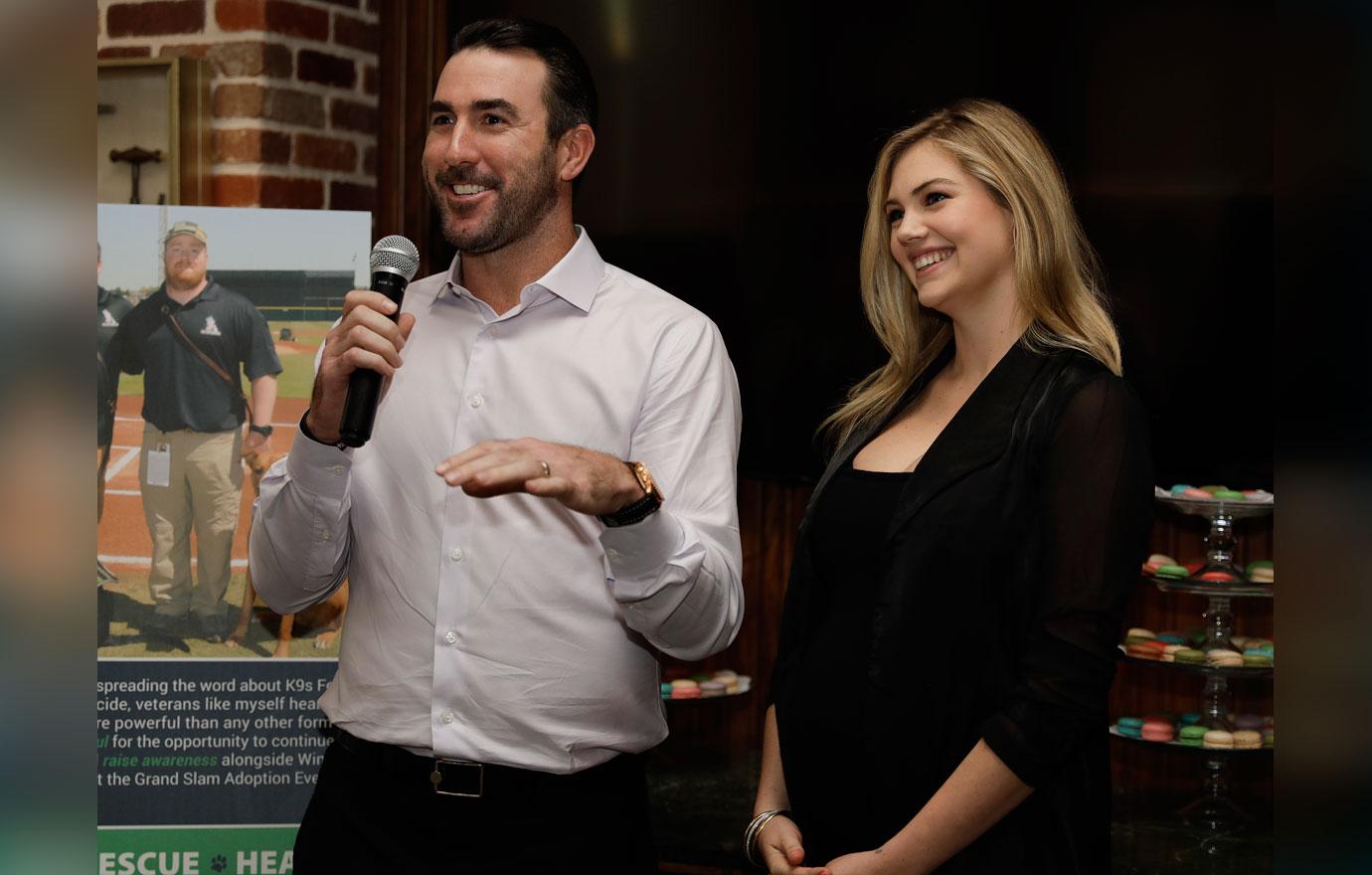 PICS Pregnant Kate Upton And Justin Verlander Host 'Grand Slam