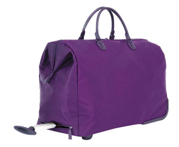 Purple suitcase