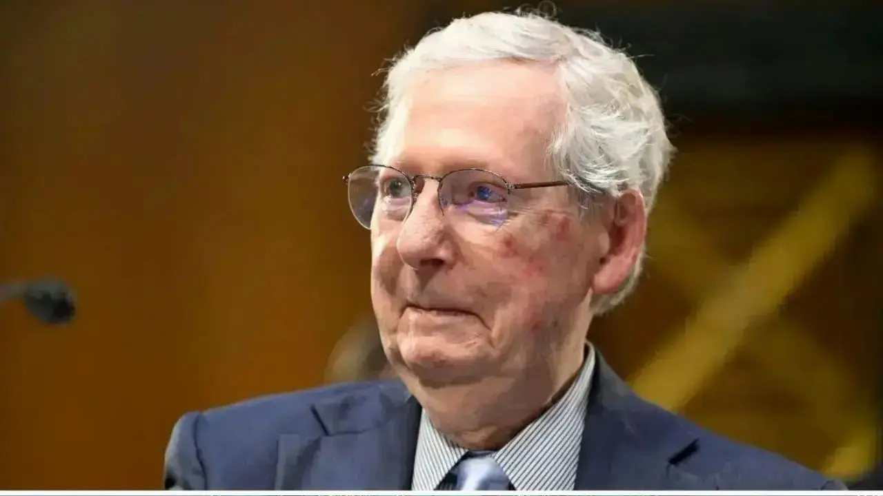 image of Mitch McConnell said he is 'not quite back to 100 percent' and would continue undergoing physical therapy following his return.
