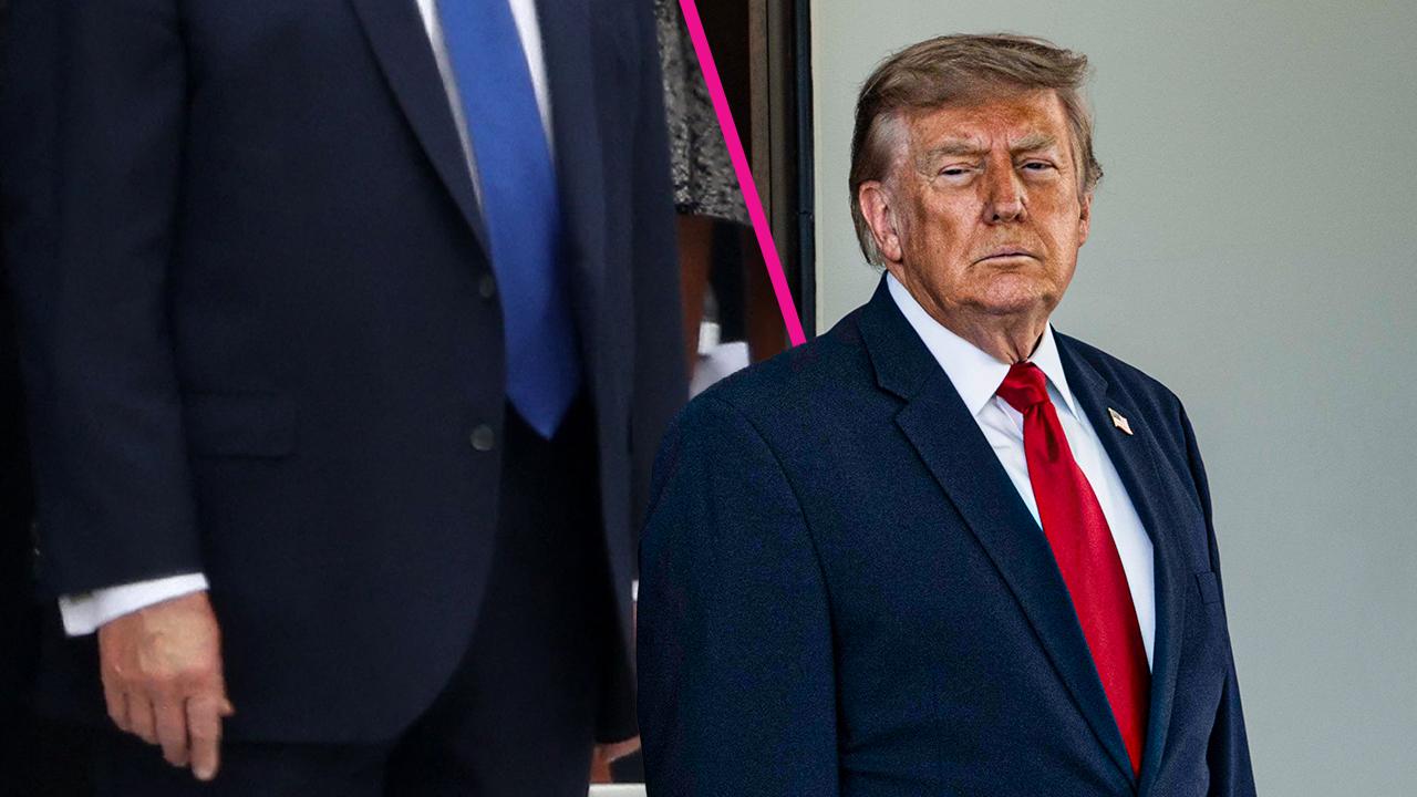 Composite photo of Donald Trump.