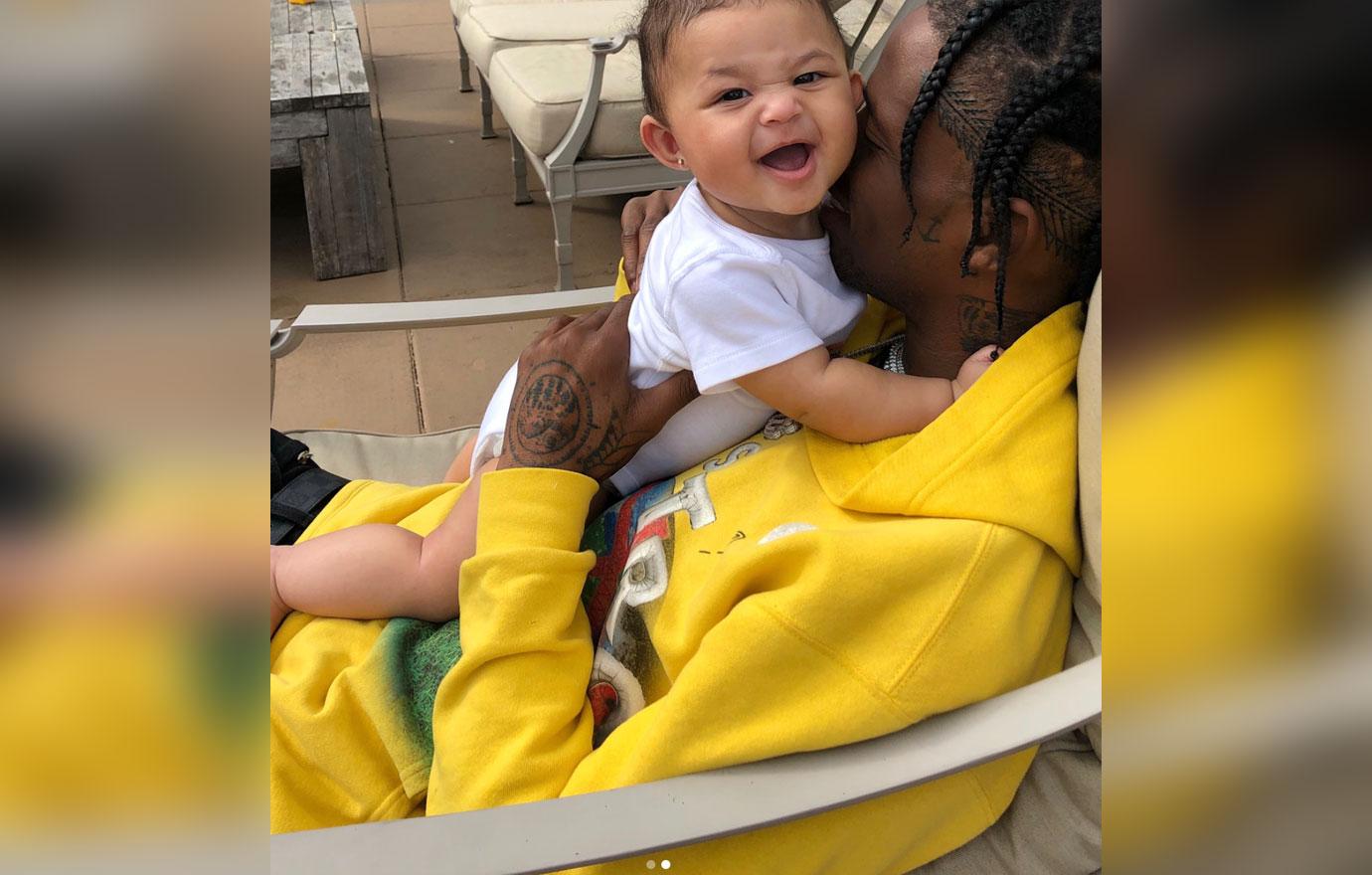 Travis Scott And Daughter Stormi Talking Video