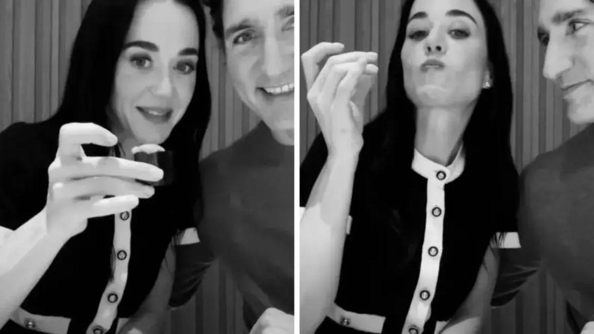 Photo of Justin Trudeau's son said his dad is 'happy' with the pop star.