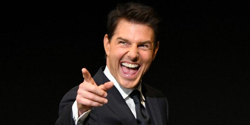 tom cruise suit laughing