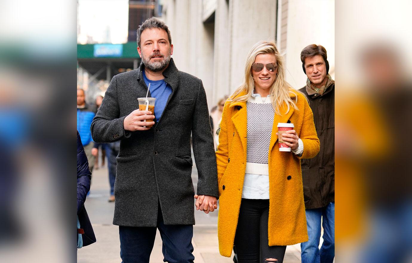 Ben Affleck and Lindsay Shookus take a walk in New York.