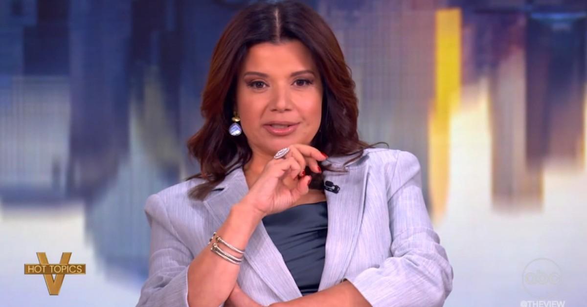 ana navarro shocks the view panel while describing graphic p on air