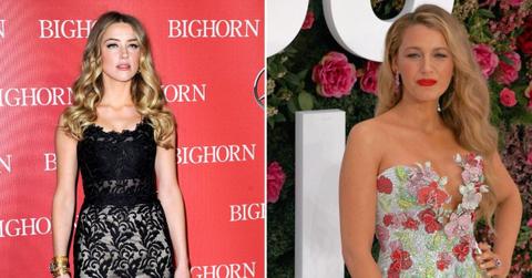 amber heard sticks up blake lively it ends with us drama