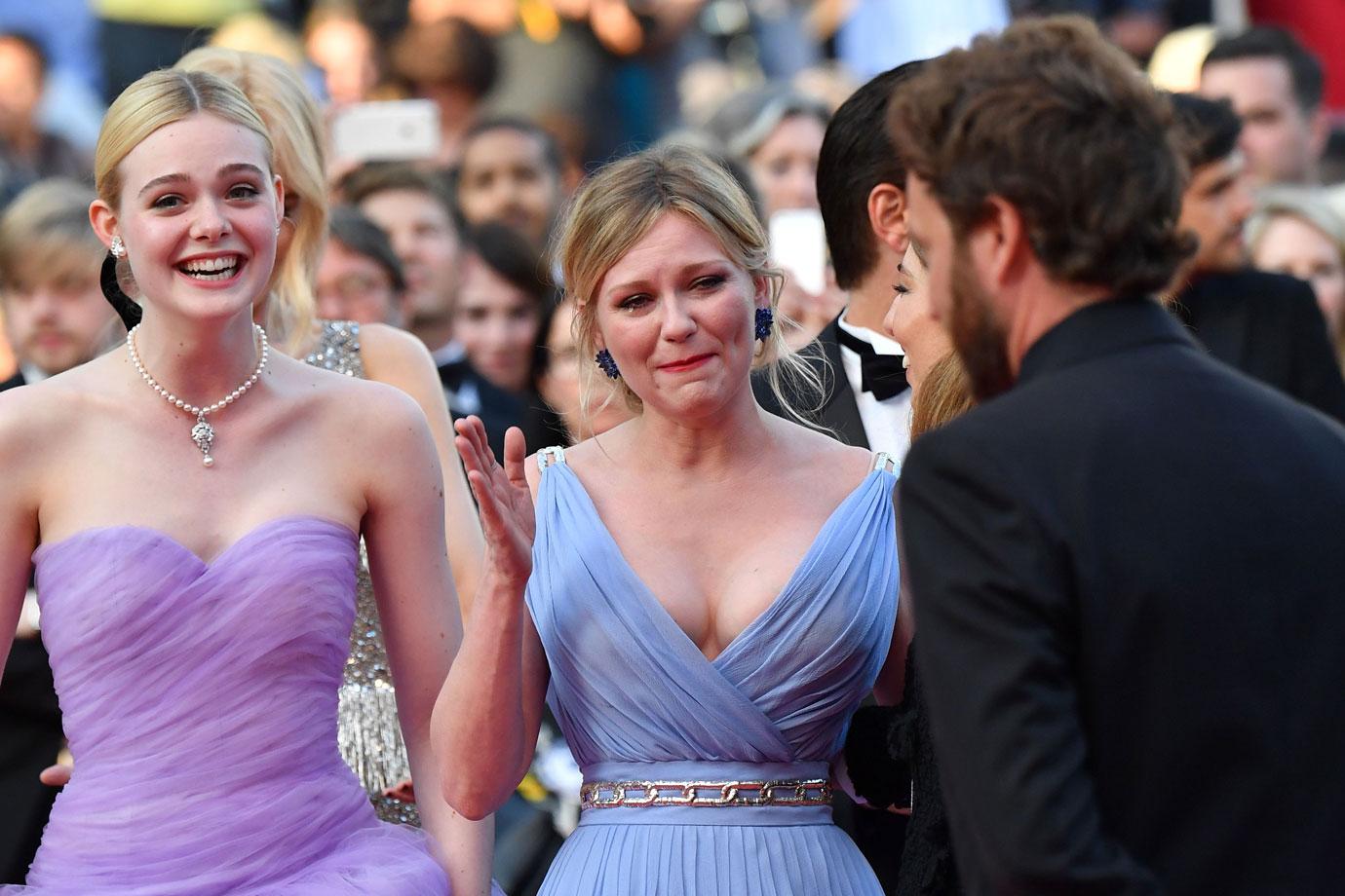 Kirsten Dunst Crying Cannes Film Festival Beguiled Photos 02