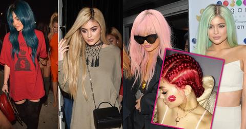 kylie jenner new hair color