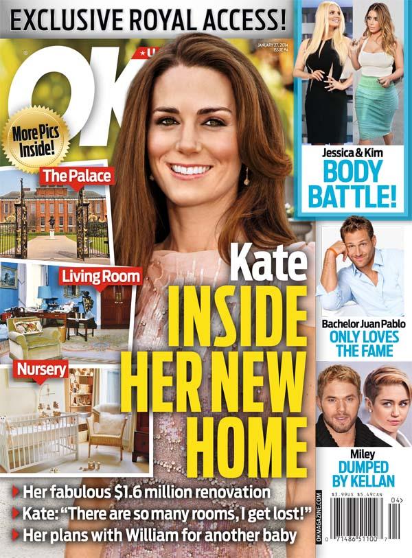 This Weeks Ok Magazine Cover Story Duchess Kate—inside Her New Home