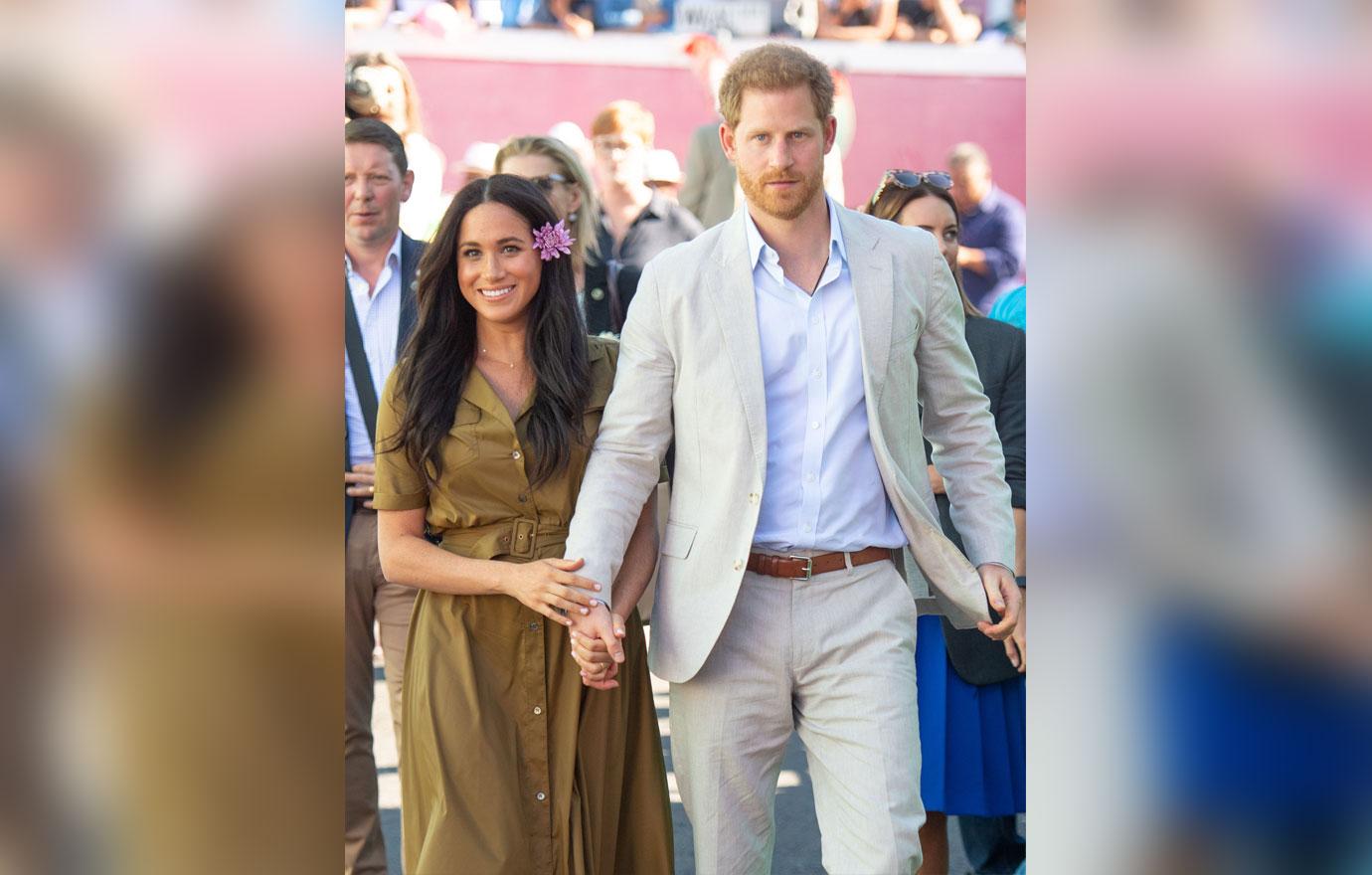 Meghan Markle Holding Hands With Prince Harry