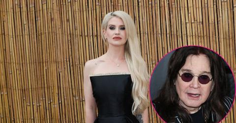 Split photo of Kelly and Ozzy Osbourne.