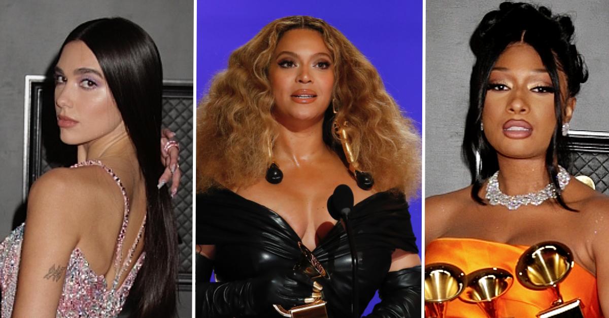 GRAMMYs 2021: Beyonce, Adele, Dua Lipa, & Taylor Swift Amongst