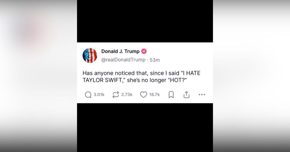 donald trump tatylor swift