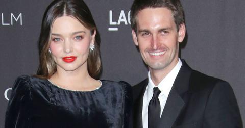 Miranda Kerr Evan Spiegel Red Carpet Welcome Baby Boy