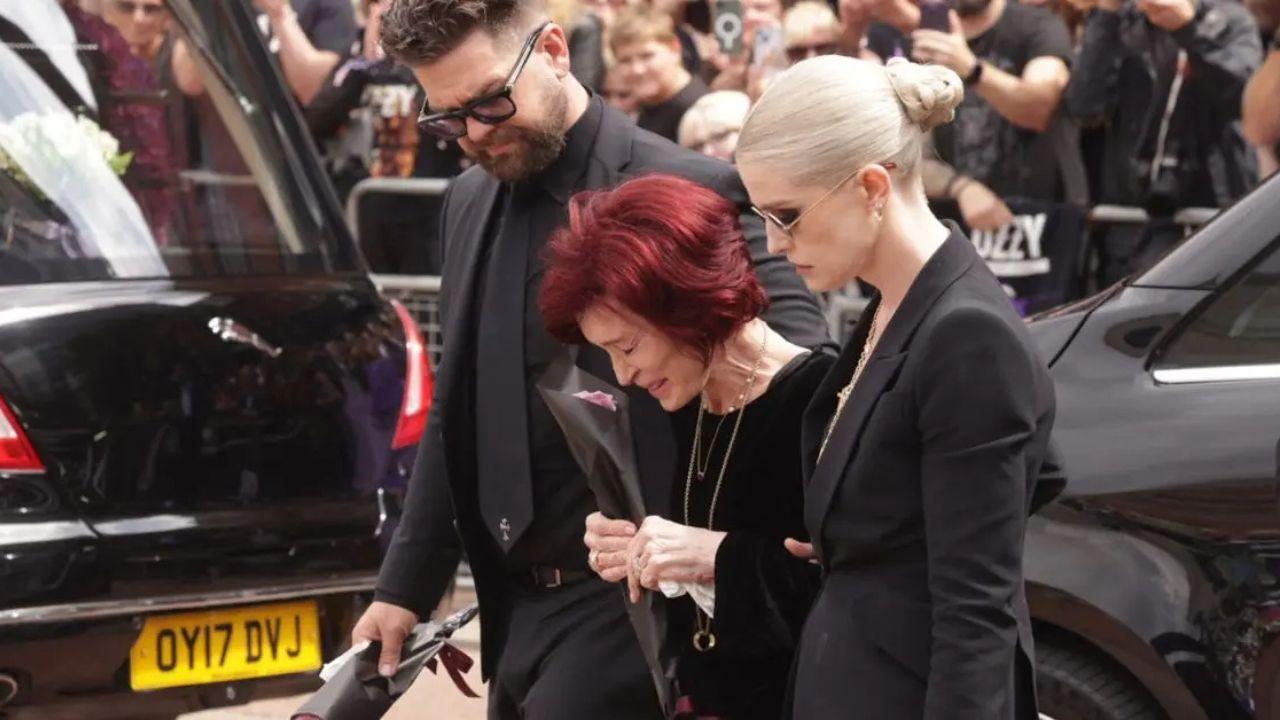 Photo of Jack Osbourne and Sharon Osbourne defended the AI project in June.