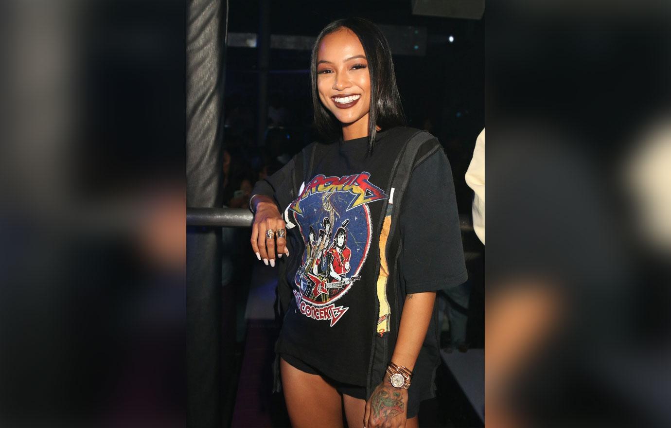 Karrueche Tran is all smiles at the ATL Homecoming After Party