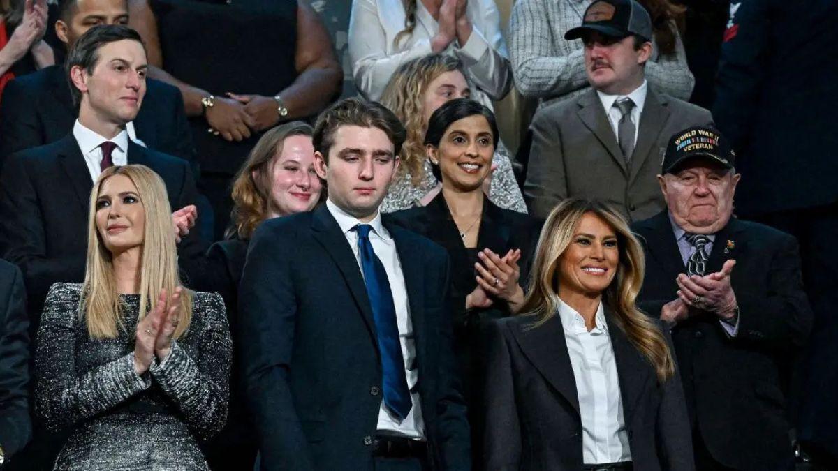 Photo of Melania Trump reportedly didn't include Donald Trump's eldest three children in the festivities to keep the focus on her son.