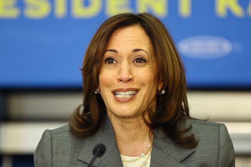 vp kamala harris slams critics laugh