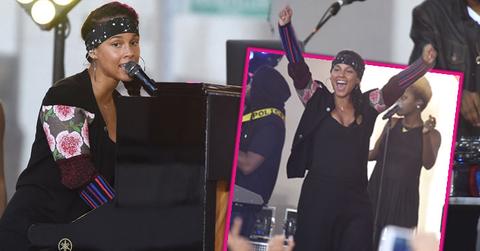 alicia keys performing live nbc today show
