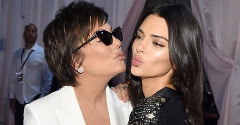 Kris Jenner Supports Kendall VS Fashion Show PP