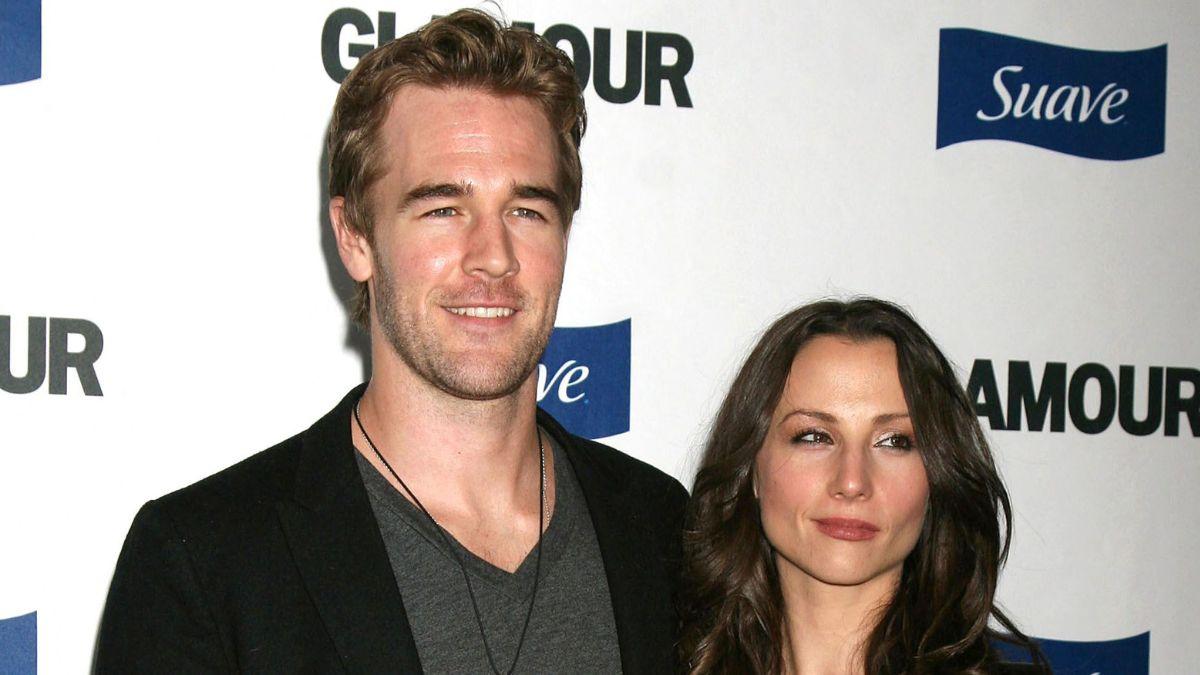 Photo of James Van Der Beek and Heather McComb
