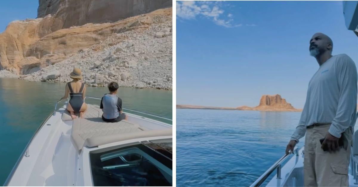 image of Halle Berry shared new photos from her beach trip with Van Hunt and her son Maceo.