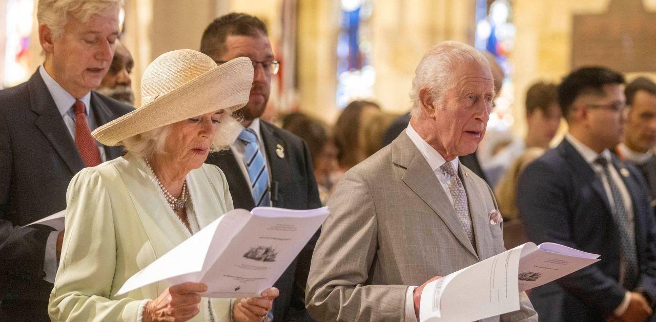 king charles gratefull queen camilla joined australia samoa tour