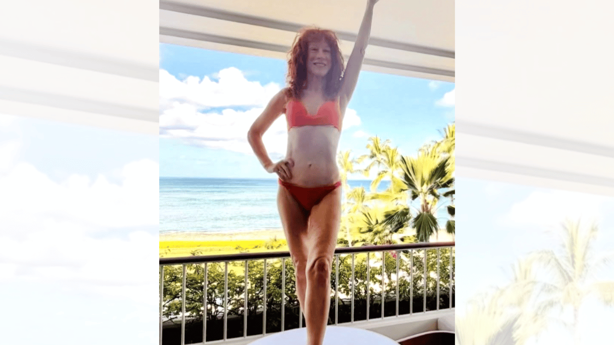 Image of In another Instagram post, Kathy Griffin flexed her 22-year-old boyfriend.