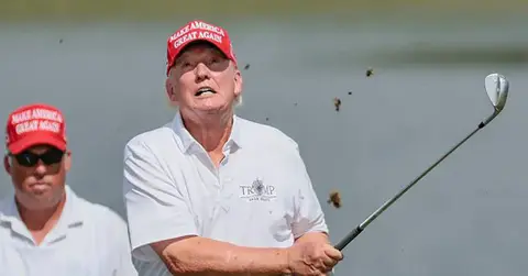 donald trump secret place national golf club women melania