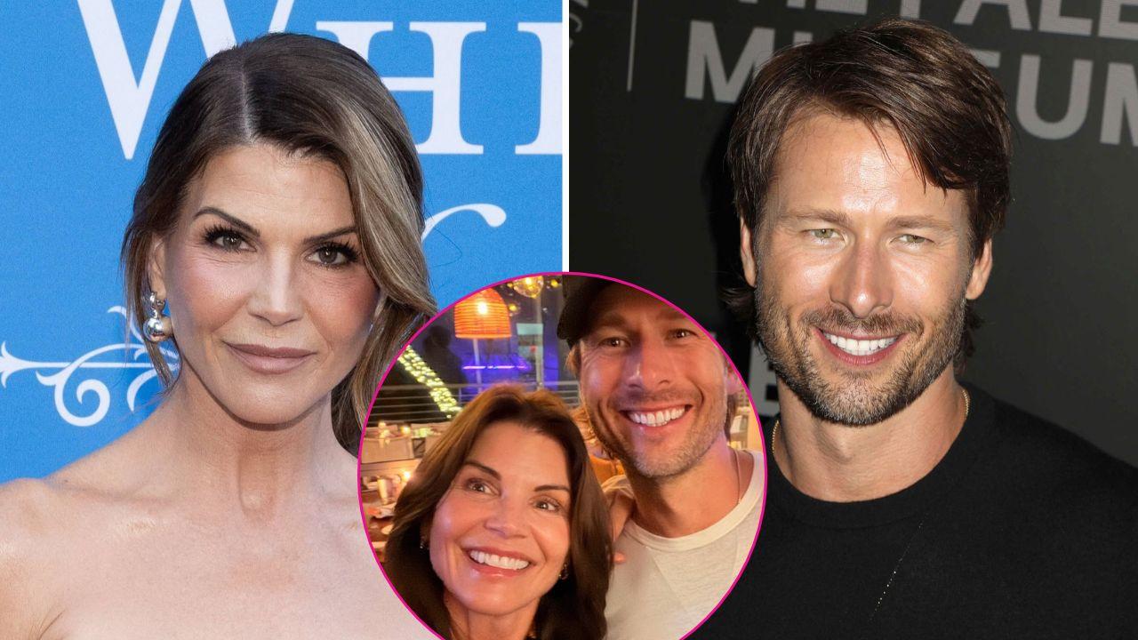 lori loughlin stuns at glen powell birthday