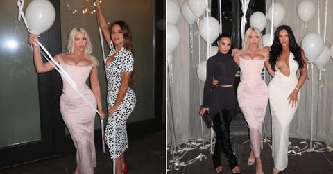 Photo of Olivia Pierson, Khloé Kardashian, Kim Kardashian and Natalie Halcro